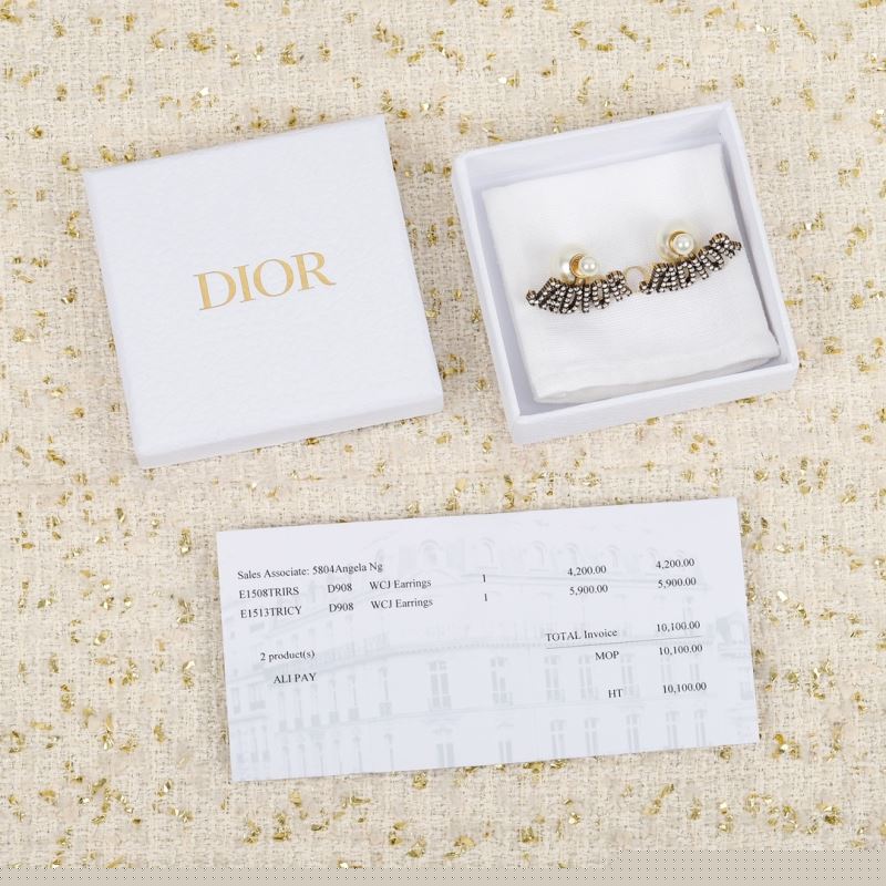 ch**an D*or earrings